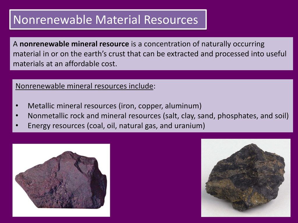 and Nonrenewable Resources ppt download